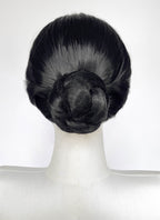 Jet Black Braided Lace Front Synthetic Wig For Cosplay as Madame Giry from The Phantom Of the Opera LF2241