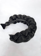 Jet Black Braided Lace Front Synthetic Wig For Cosplay as Madame Giry from The Phantom Of the Opera LF2241
