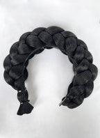 Jet Black Braided Lace Front Synthetic Wig For Cosplay as Madame Giry from The Phantom Of the Opera LF2241