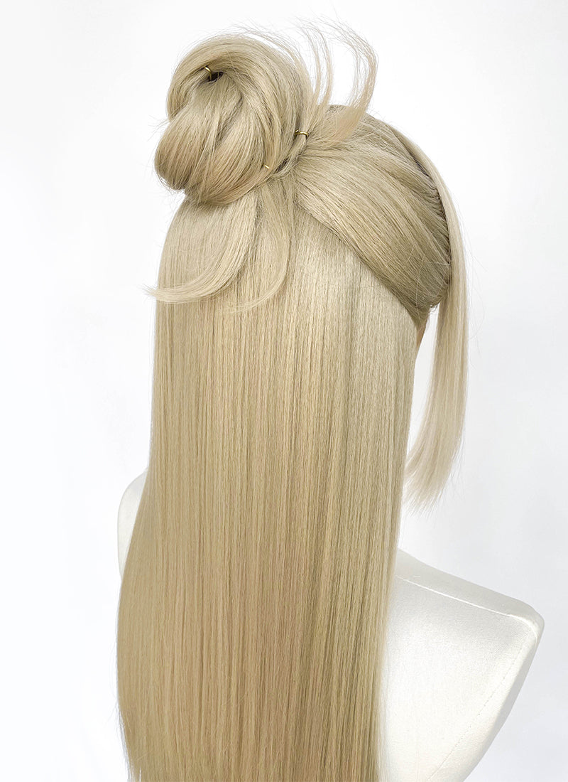 Ash Blonde Lace Front Wig For Cosplay as Kai'Sa (K/DA FIRESTARTER) from League of Legends LF2243