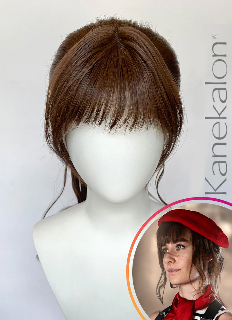 Clair Obscur: Expedition 33 Sciel Brunette Braided Lace Front Kanekalon Synthetic Wig LF2512