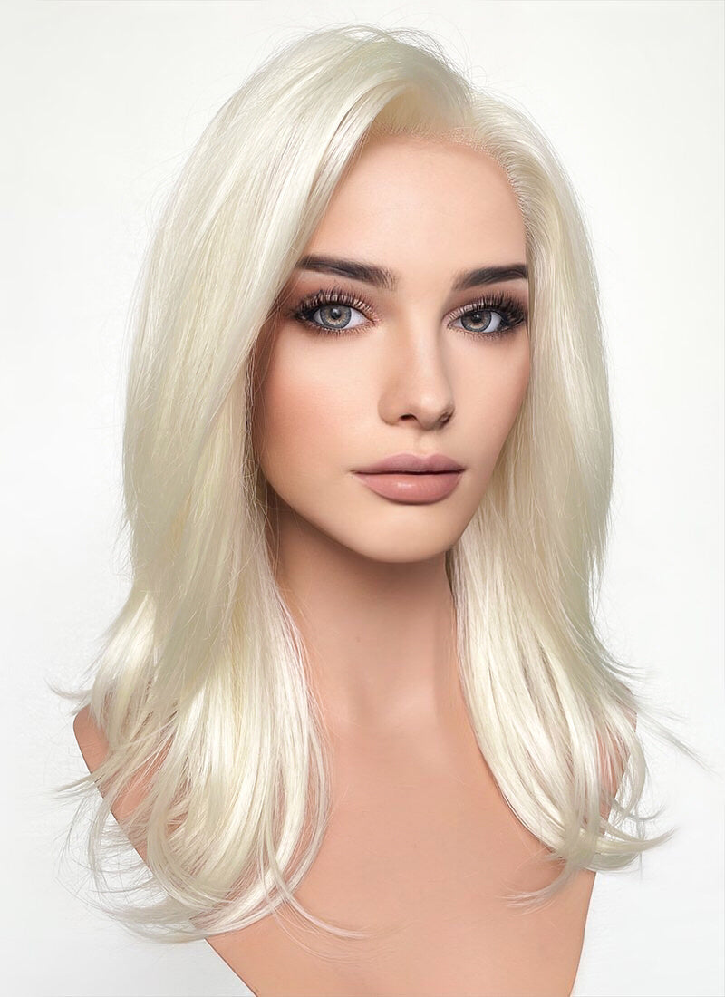 Straight Light Blonde Bob Lace Wig CLF269 (Customisable)