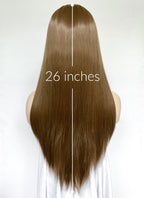 Brunette Straight Lace Front Kanekalon Synthetic Wig LF3238