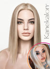 Mixed Blonde Money Piece Straight Lace Front Kanekalon Synthetic Wig LF3258