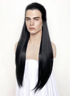 Black Straight Lace Front Synthetic Men's Wig LF3270Fantasy