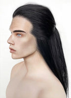 Black Straight Lace Front Synthetic Men's Wig LF3270Fantasy