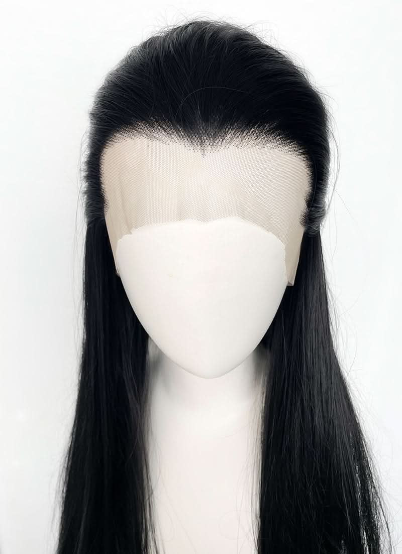 Black Straight Lace Front Synthetic Men's Wig LF3270Fantasy