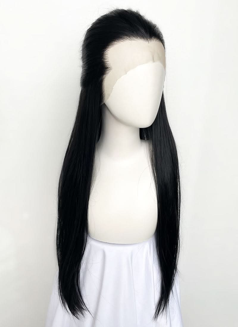 Black Straight Lace Front Synthetic Men's Wig LF3270Fantasy