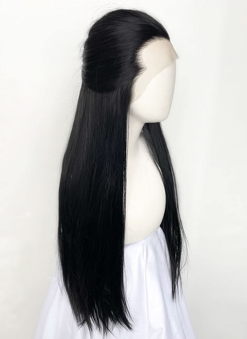 Black Straight Lace Front Synthetic Men's Wig LF3270Fantasy