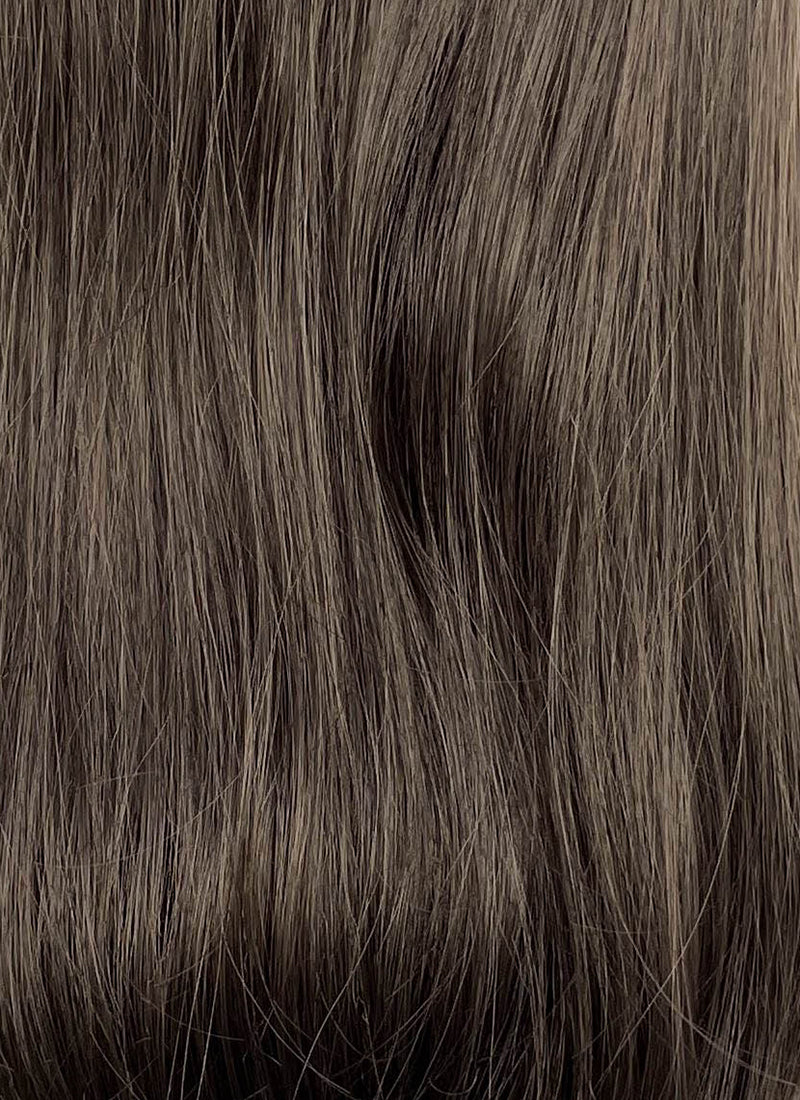 Fallout Lucy Maclean Brown Curtain Bangs Wavy Lace Front Synthetic Wig LF3290A