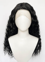 Moana Natural Black Curly Lace Front Synthetic Hair Wig LF3358