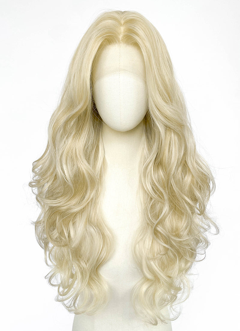 Blonde Wavy Lace Front Synthetic Wig LF3373