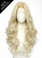 Blonde Wavy Lace Front Synthetic Wig LF3373