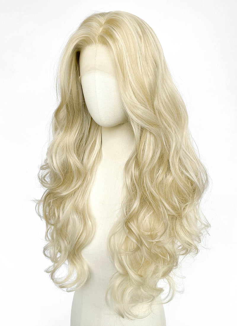 Blonde Wavy Lace Front Synthetic Wig LF3373