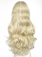 Blonde Wavy Lace Front Synthetic Wig LF3373