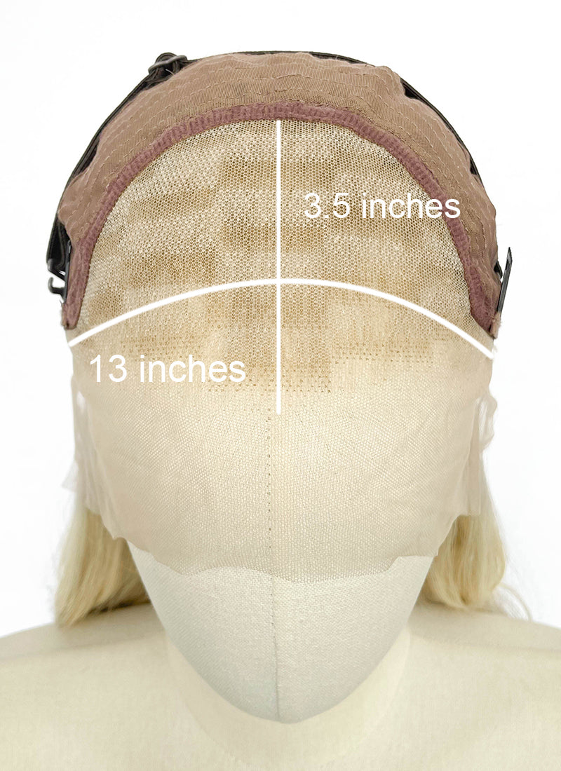 Blonde Wavy Lace Front Synthetic Wig LF3373