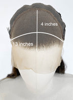Brunette Wavy Lace Front Synthetic Wig LF3374