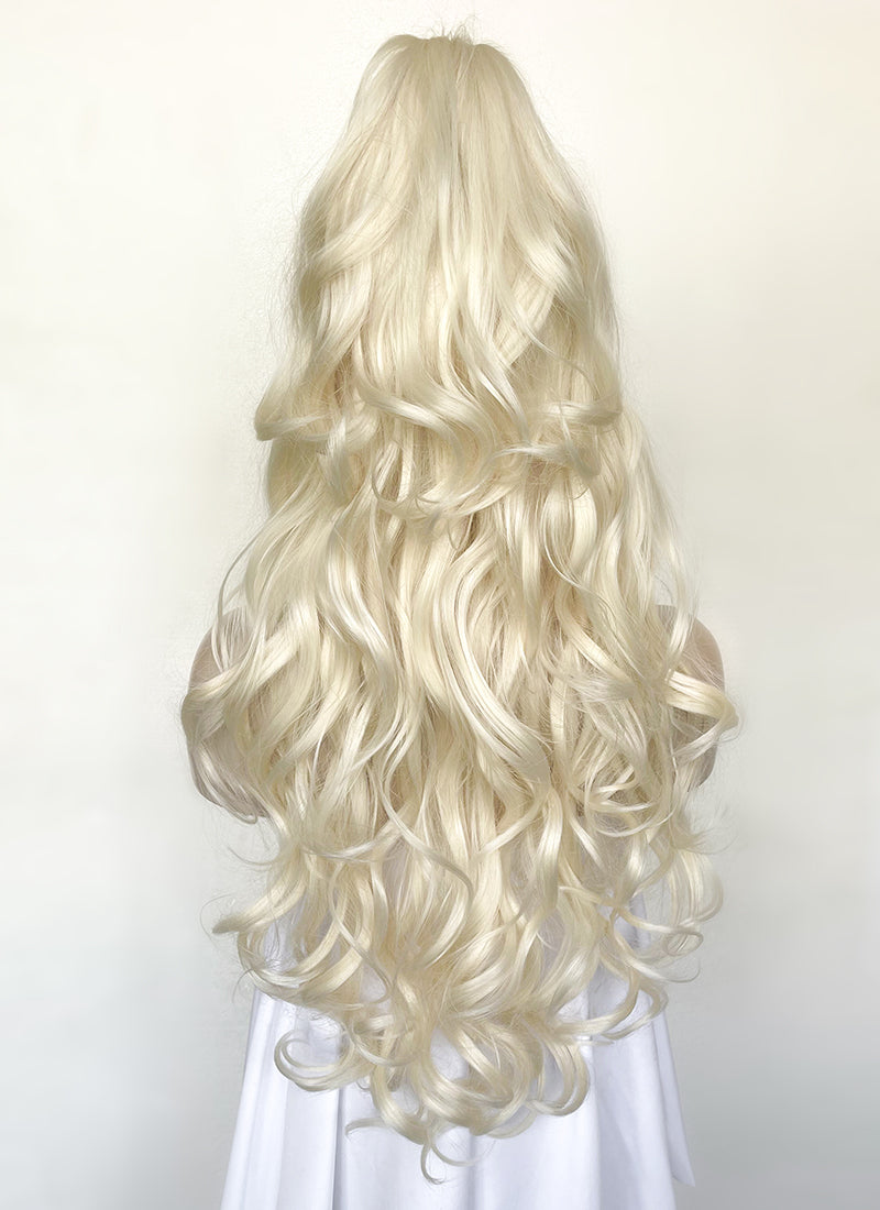 Barbie Light Blonde Wavy Lace Front Synthetic Wig LF5151