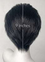 Like a Dragon Kazuma Kiryu Straight Slicked Back Black Lace Front Synthetic Men's Wig LF6010B
