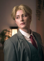 Golden Blonde Straight Lace Front Synthetic Men's Wig LF6020A