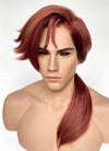 X-MEN 97 Gambit Auburn Straight Yaki Lace Front Synthetic Hair Men's Wig LF6057