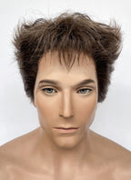 Deadpool & Wolverine Wolverine Brunette Wavy Lace Front Synthetic Men's Wig LF6072
