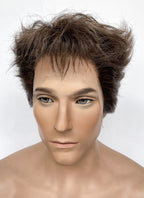 Deadpool & Wolverine Wolverine Brunette Wavy Lace Front Synthetic Men's Wig LF6072