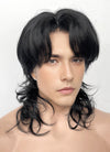 Black Wavy Lace Front Synthetic Men's Wig LF6113
