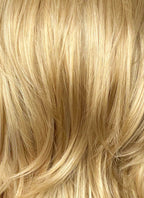 Marvel Rivals  Invisible Woman Blonde Curtain Bangs Wavy Lace Front Synthetic Wig LF6114