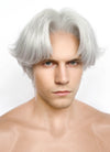 Devil May Cry Dante Silver Grey Wavy Lace Front Synthetic Men's Wig LF6116