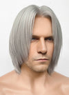 Devil May Cry Dante Grey Straight Yaki Lace Front Synthetic Men's Wig LF6117