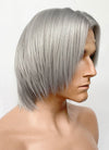 Devil May Cry Dante Grey Straight Yaki Lace Front Synthetic Men's Wig LF6117