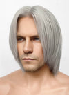 Devil May Cry Dante Grey Straight Yaki Lace Front Synthetic Men's Wig LF6117