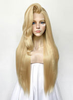 Marvel Rivals Dagger Yaki Blonde Straight Lace Front Synthetic Wig LF6122