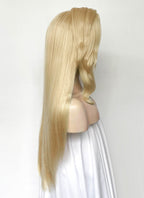 Marvel Rivals Dagger Yaki Blonde Straight Lace Front Synthetic Wig LF6122