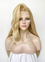 Marvel Rivals Dagger Yaki Blonde Straight Lace Front Synthetic Wig LF6122