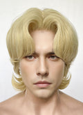 Blonde Wavy Lace Front Synthetic Men's Wig LF6128