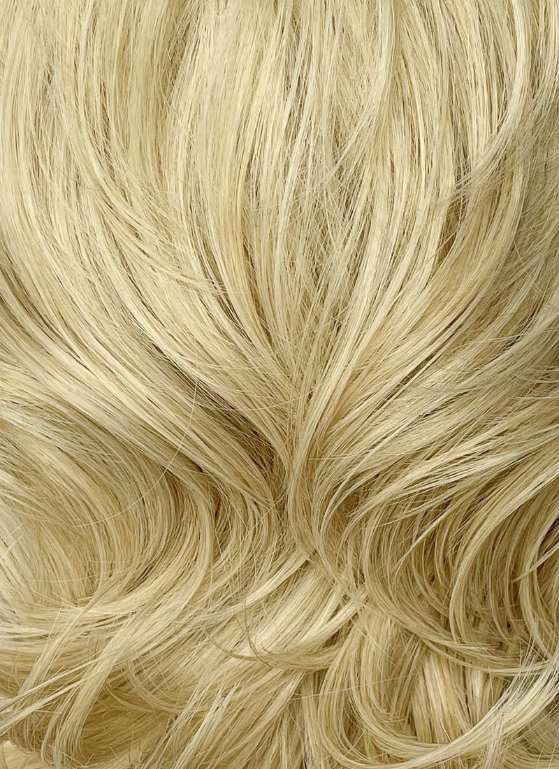Blonde Wavy Lace Front Synthetic Men's Wig LF6128