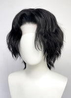 One Piece Portgas D. Ace Black Wavy Lace Front Synthetic Men's Wig LF6129