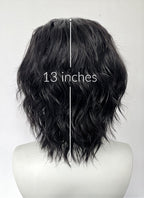 One Piece Portgas D. Ace Black Wavy Lace Front Synthetic Men's Wig LF6129