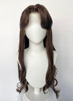 Brunette Braided Lace Front Synthetic Hair Wig LF6146A