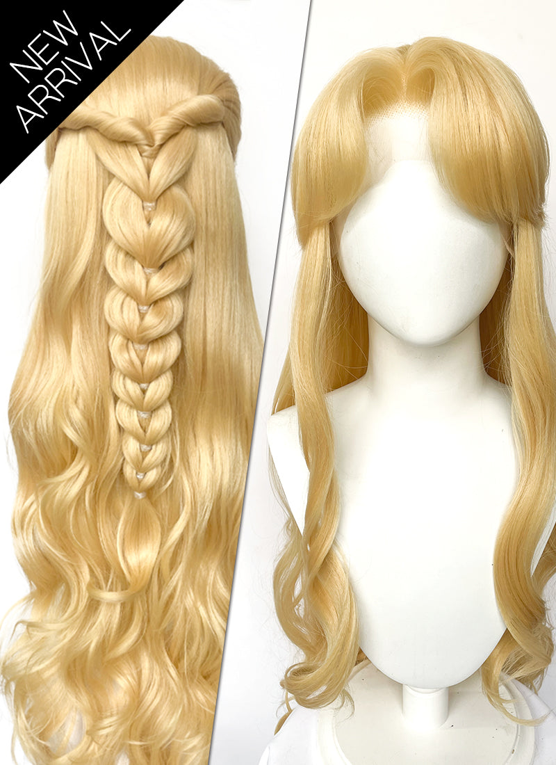 Blonde Braided Lace Front Synthetic Hair Wig LF6146B