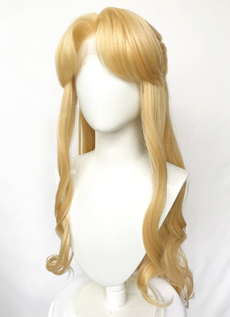 Blonde Braided Lace Front Synthetic Hair Wig LF6146B