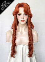 Castlevania Lenore Ginger Braided Lace Front Synthetic Wig LF6146