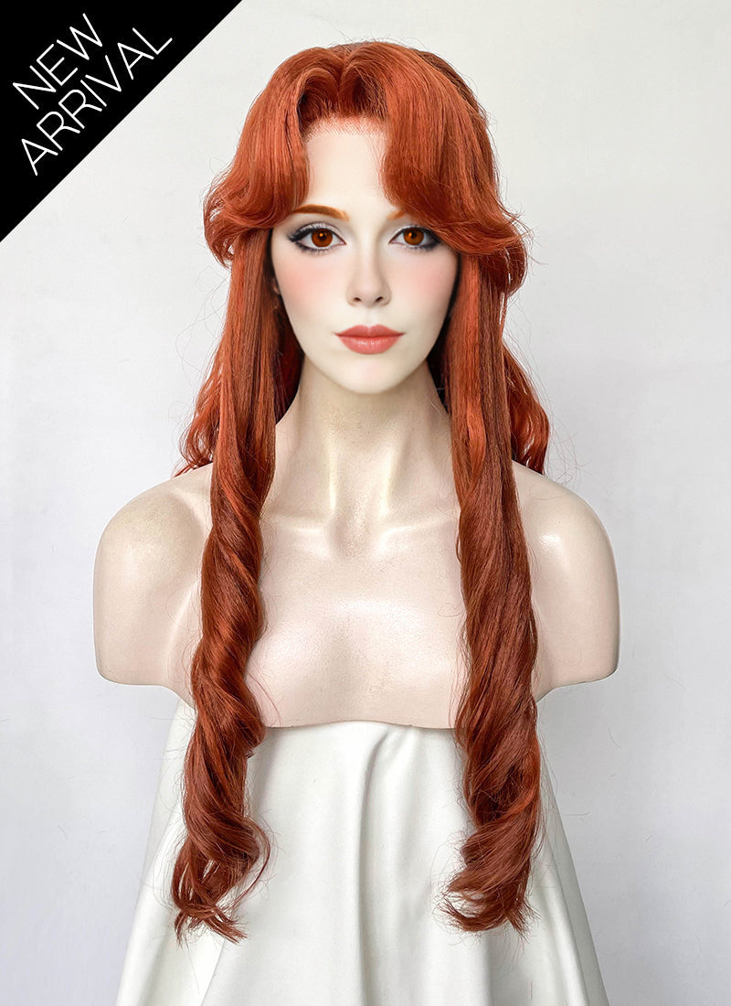 Castlevania Lenore Ginger Braided Lace Front Synthetic Wig LF6146