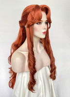 Castlevania Lenore Ginger Braided Lace Front Synthetic Wig LF6146
