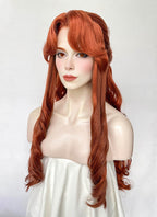 Castlevania Lenore Ginger Braided Lace Front Synthetic Wig LF6146