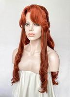 Castlevania Lenore Ginger Braided Lace Front Synthetic Wig LF6146