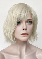 Predator Badlands Thia & Tessa Platinum Blonde Wavy Lace Front Synthetic Hair Wig LF6158