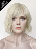 Predator Badlands Thia & Tessa Platinum Blonde Wavy Lace Front Synthetic Hair Wig LF6158